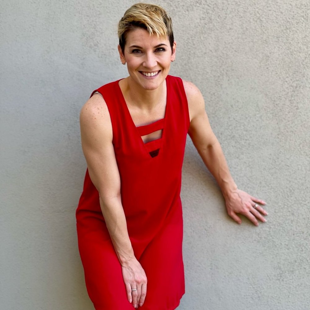 Tildon Red Cutout Sleeveless Dress